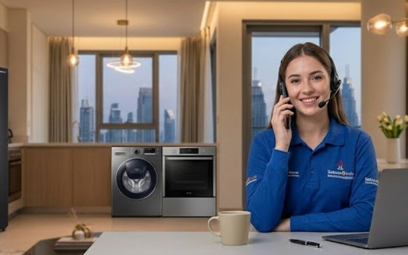 Happy appliance repair customer in Dubai