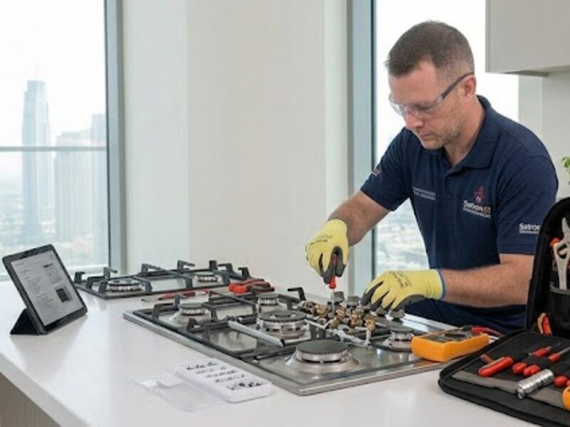 Gas cooking range repair technician in Dubai Al Qusais