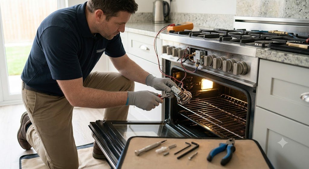 Gas cooking range repair service Dubai